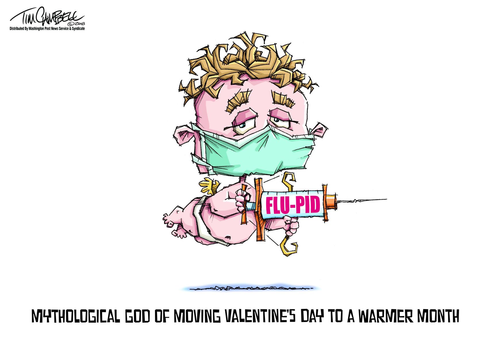 Tim Campbell cartoon